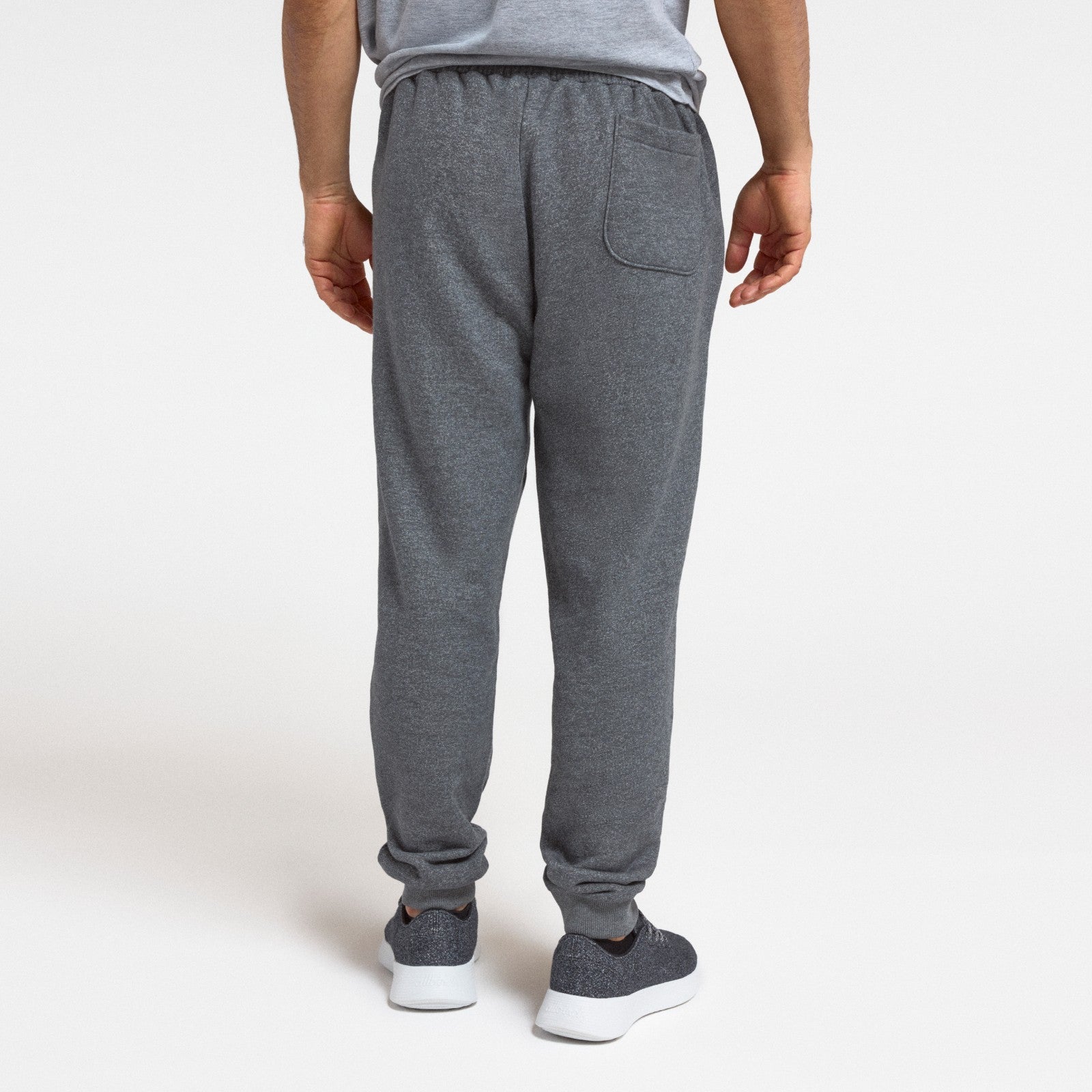 Men's Merino Blend Sweatpant - Natural Grey Heather - Image 2