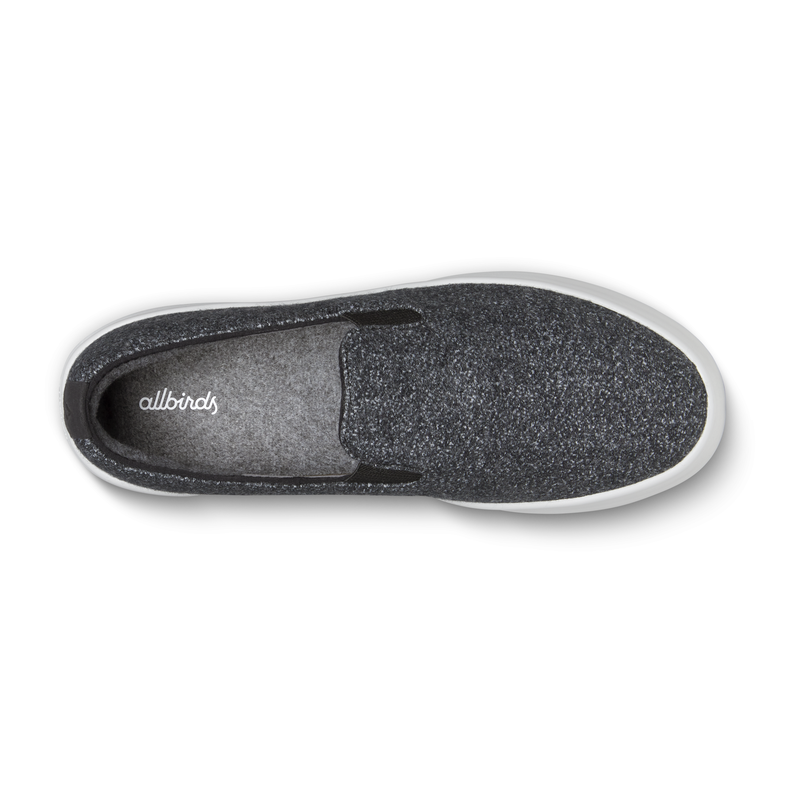 Women's Wool Cruiser Slip On - Dark Grey (Light Grey Sole) - Image 3