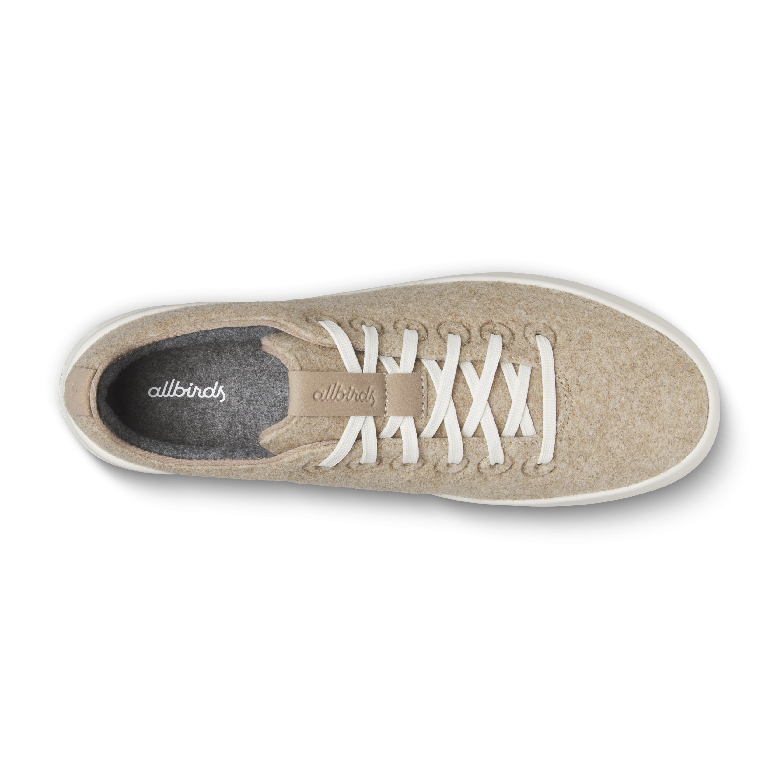 Women's Wool Cruiser - Light Tan (Natural White Sole) - Image 3