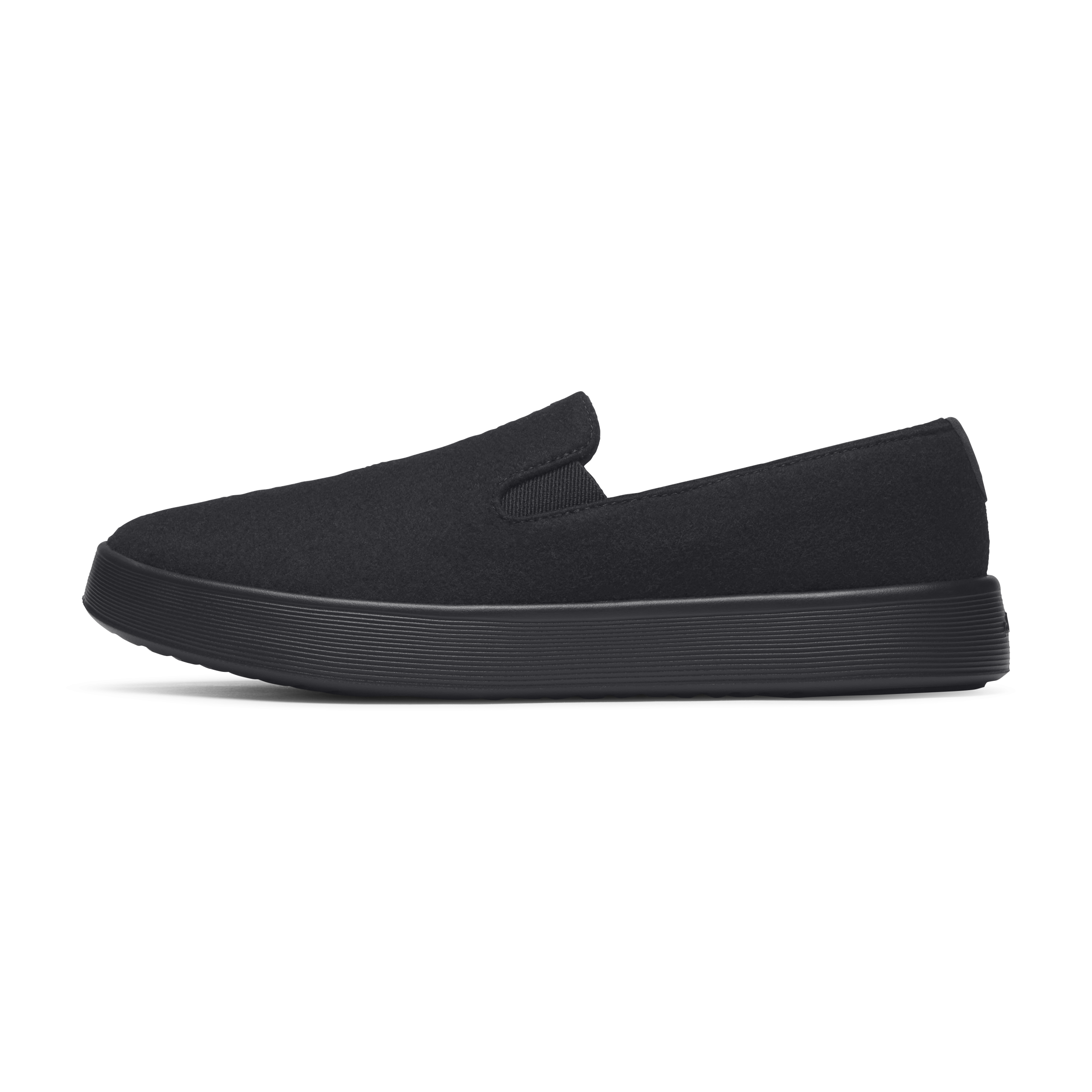 Women's Wool Cruiser Slip On - Natural Black (Natural Black Sole)