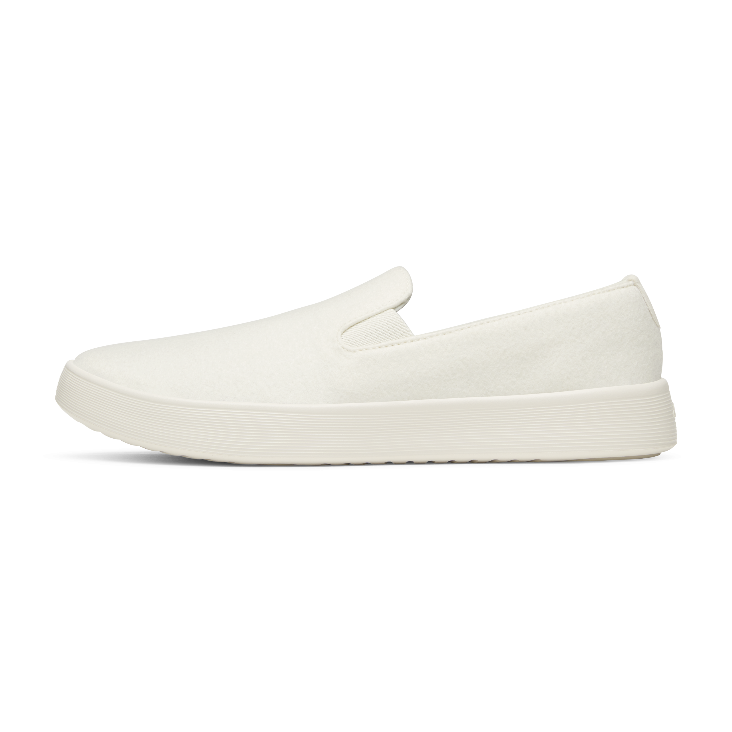 Women's Wool Cruiser Slip On - Natural White (Natural White Sole)