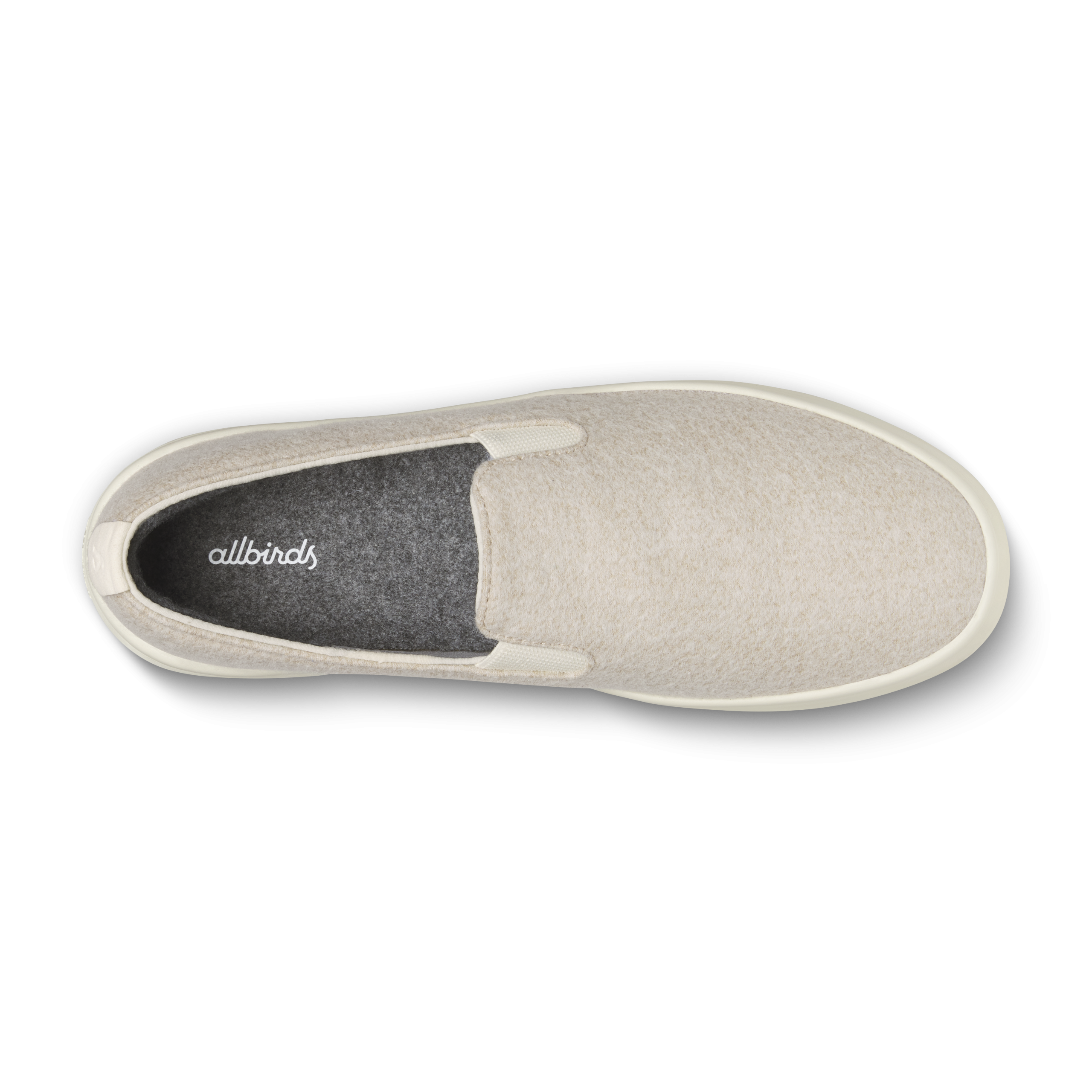 Men's Wool Cruiser Slip On - Rugged Beige (Stony Cream Sole) - Image 3