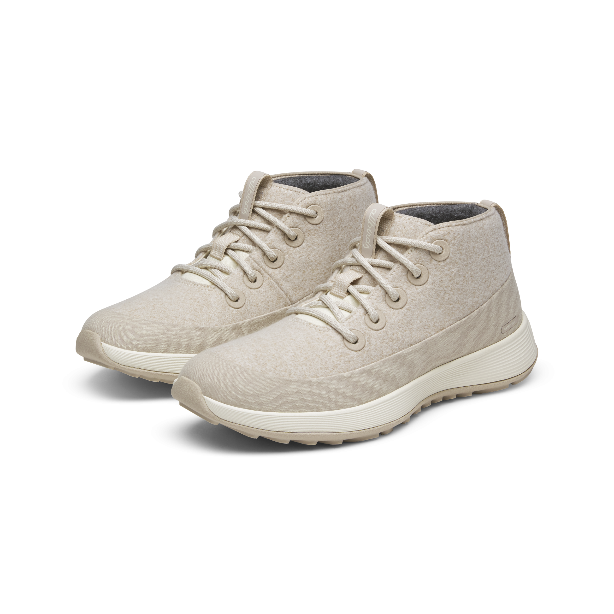 Men's Wool Runner NZ Mid Waterproof - Stony Cream/Rugged Beige (Stony Cream Sole) - Image 5