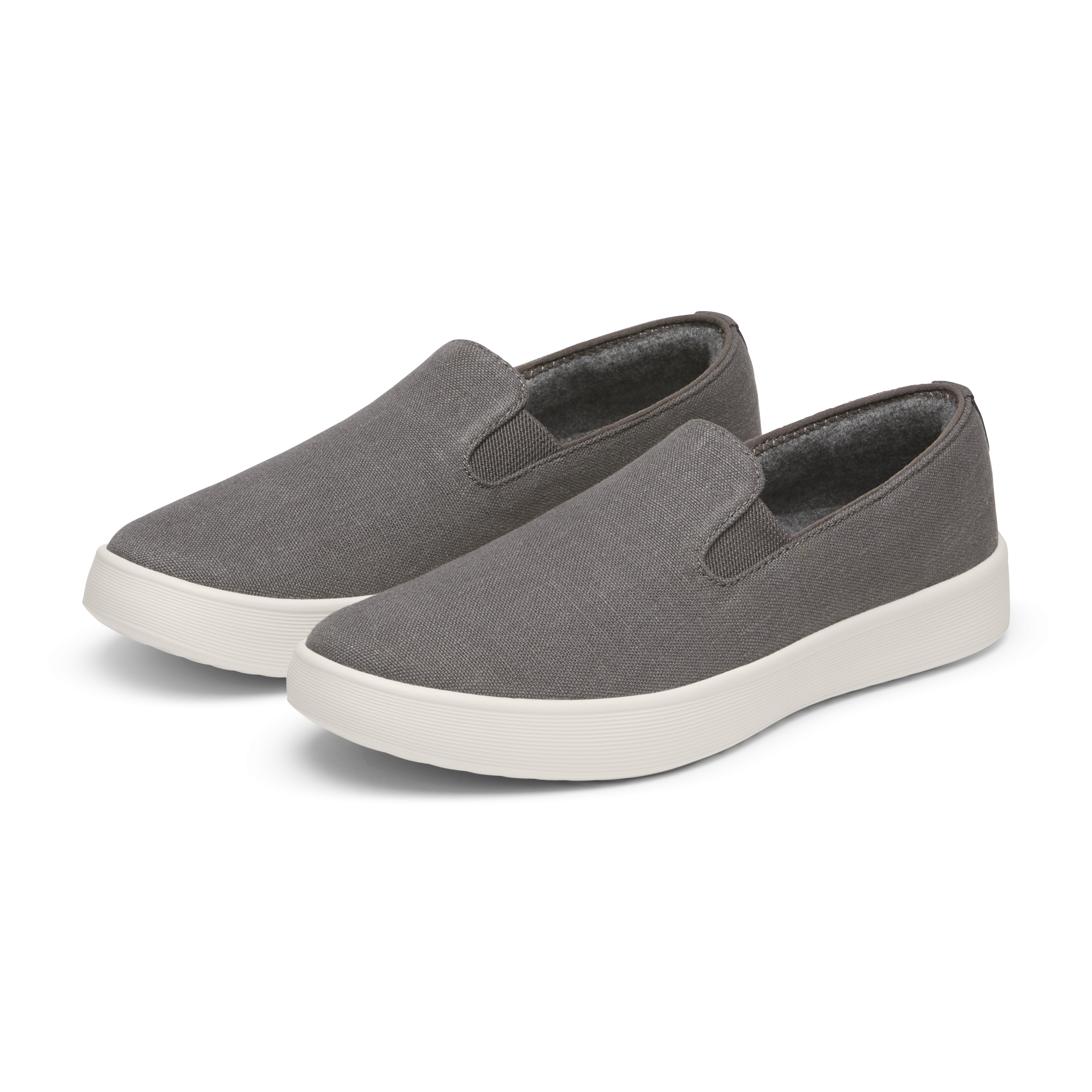 Men's Cruiser Slip On Canvas - Anthracite (Natural White Sole) - Image 5