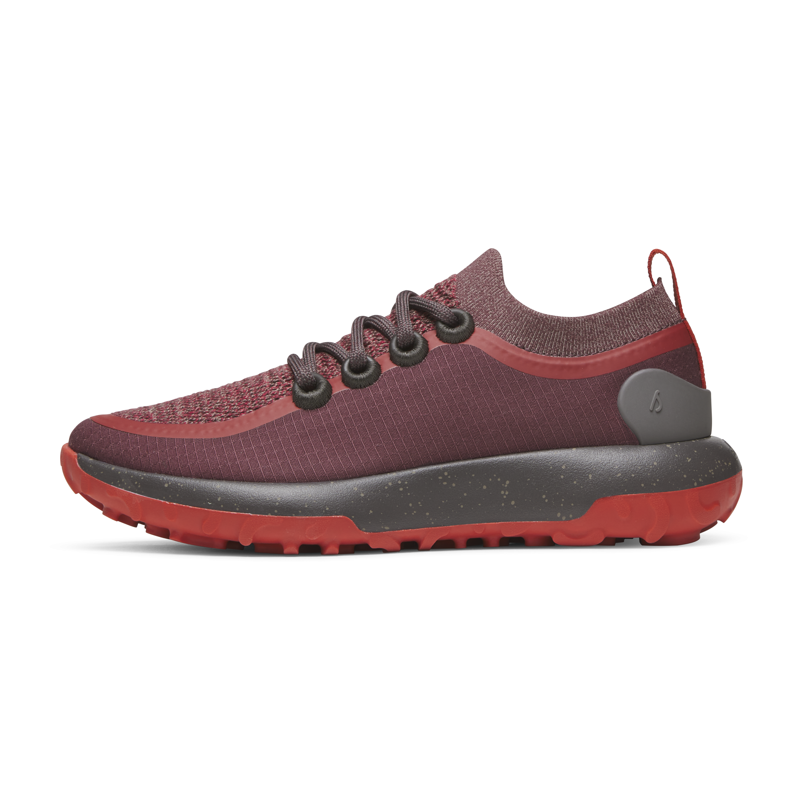 Men's Trail Runners - Deep Red (Dark Anthracite Sole)