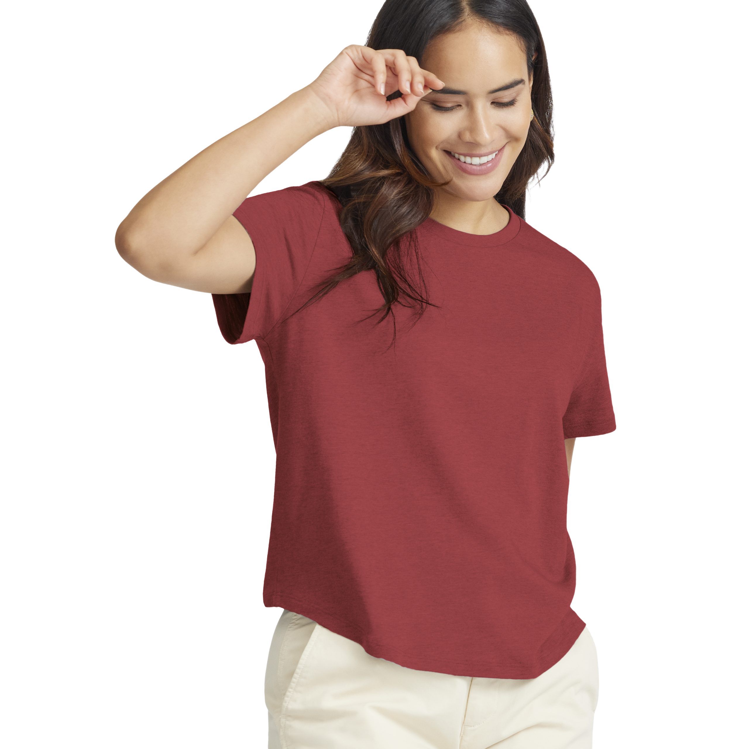 Women's Soft Merino Tee - Spice - Image 3